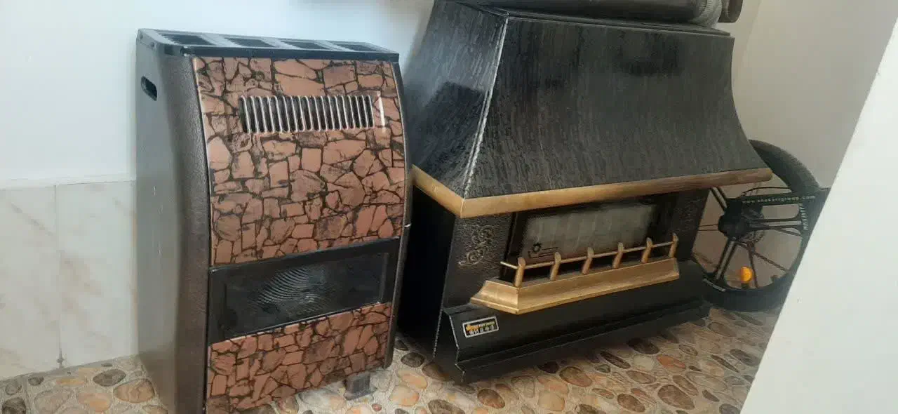 ۲ عدد بخاری در حد نو بسیار تمیز|بخاری، هیتر، شومینه|کوهدشت, |دیوار