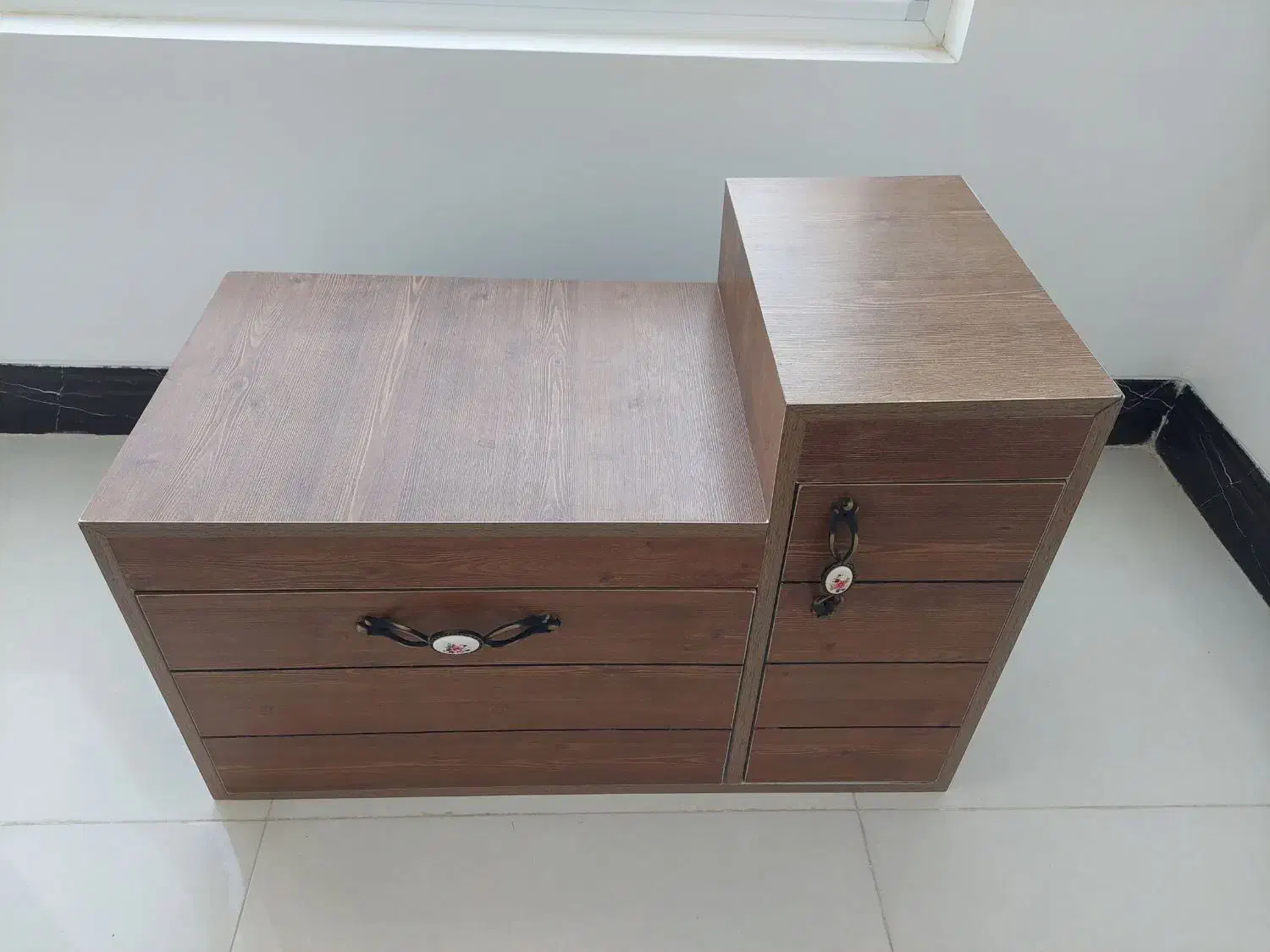 روشویی pvc طرح چوب|لوازم سرویس بهداشتی|میبد, |دیوار