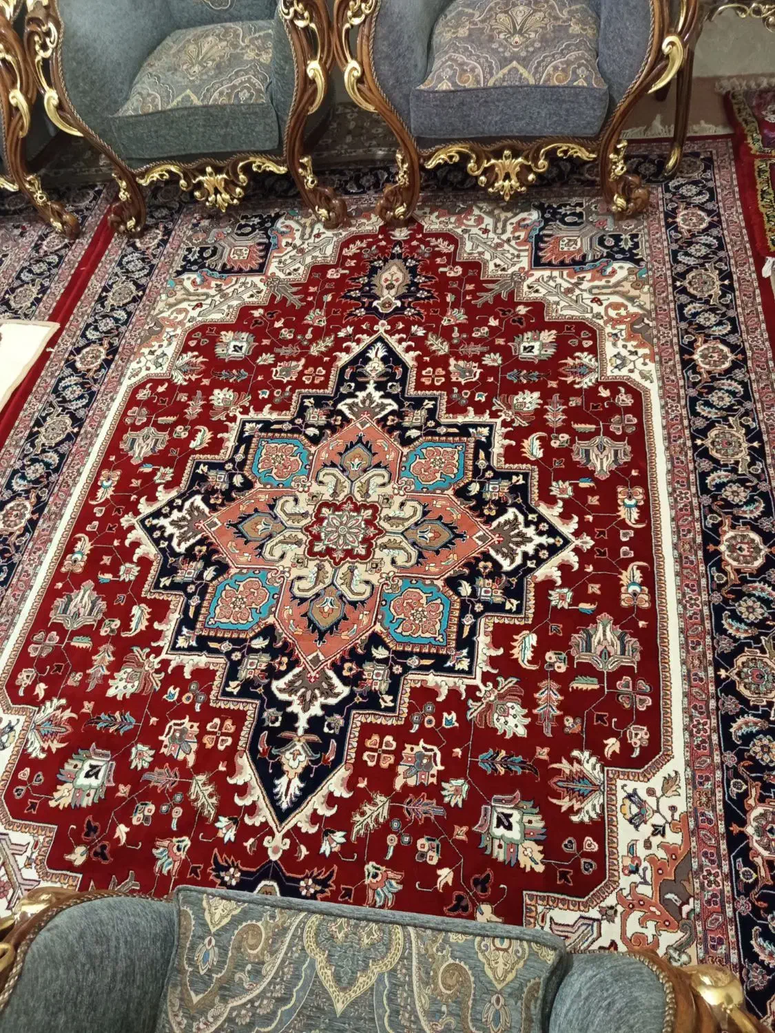 1جفت فرش ماشینی|فرش|تبریز, |دیوار