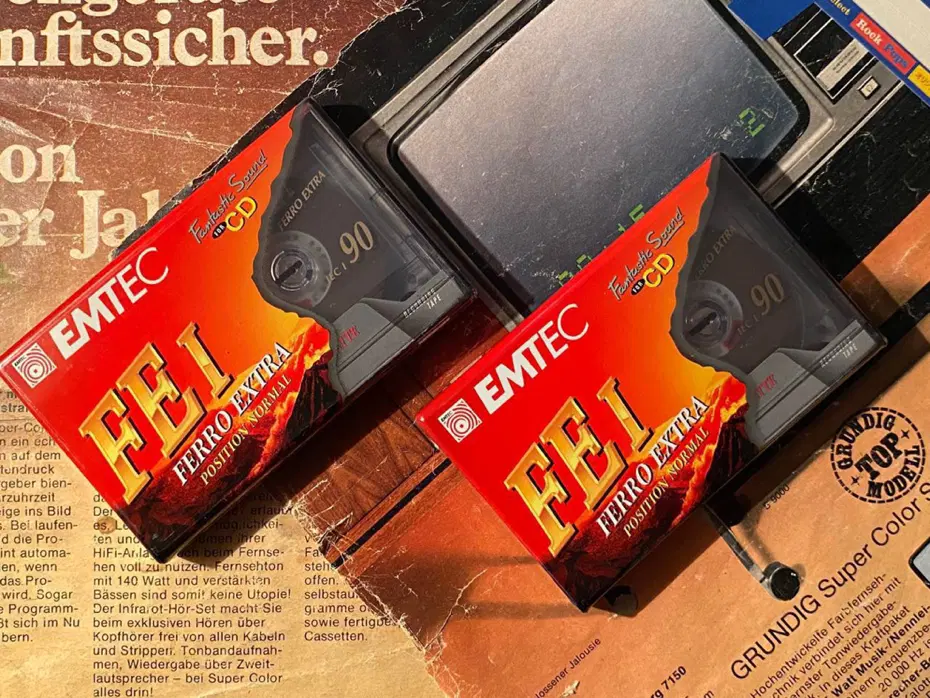 نوار کاست خام Emtec|فیلم و موسیقی|تهران, درختی|دیوار