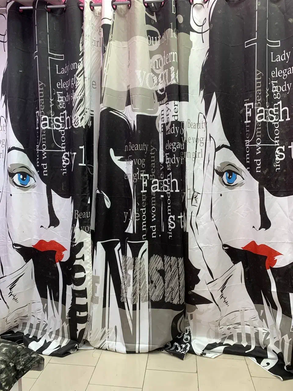 پرده رخ آرایشگاهی|پرده، رانر، رومیزی|تهران, عبدلآباد|دیوار