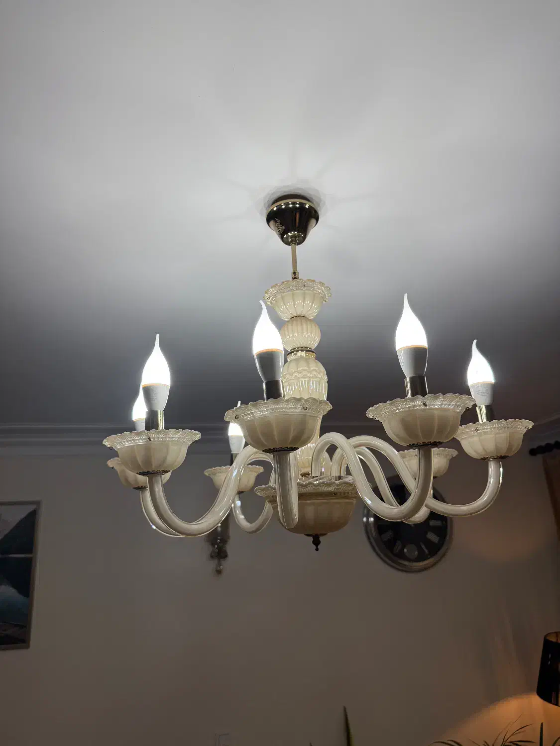 لوستر|لوستر و چراغ آویز|تهران, گلستان (شهرک راه آهن)|دیوار