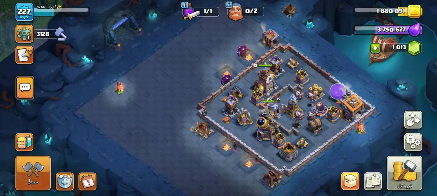 کلش تان 12 مکس قدیمی|کنسول، بازی ویدئویی و آنلاین|زنجان, |دیوار