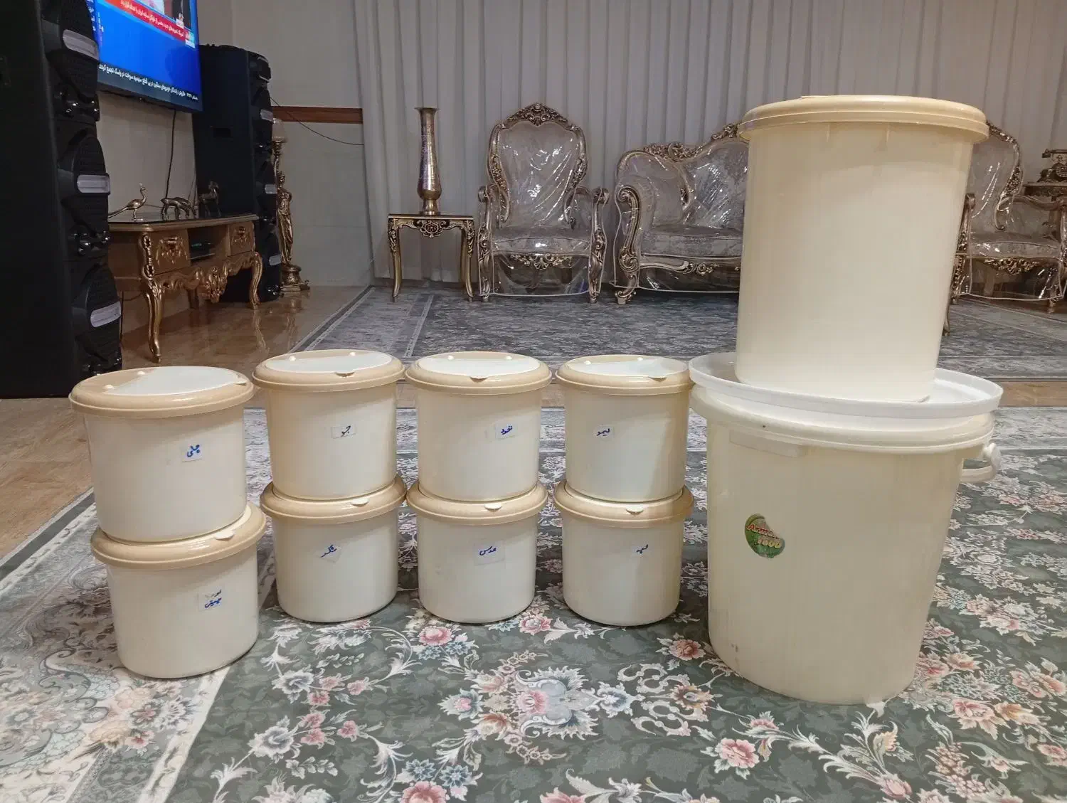 سطل برنج|ظروف نگهدارنده، پلاستیکی، یک‌بارمصرف|اراک, |دیوار