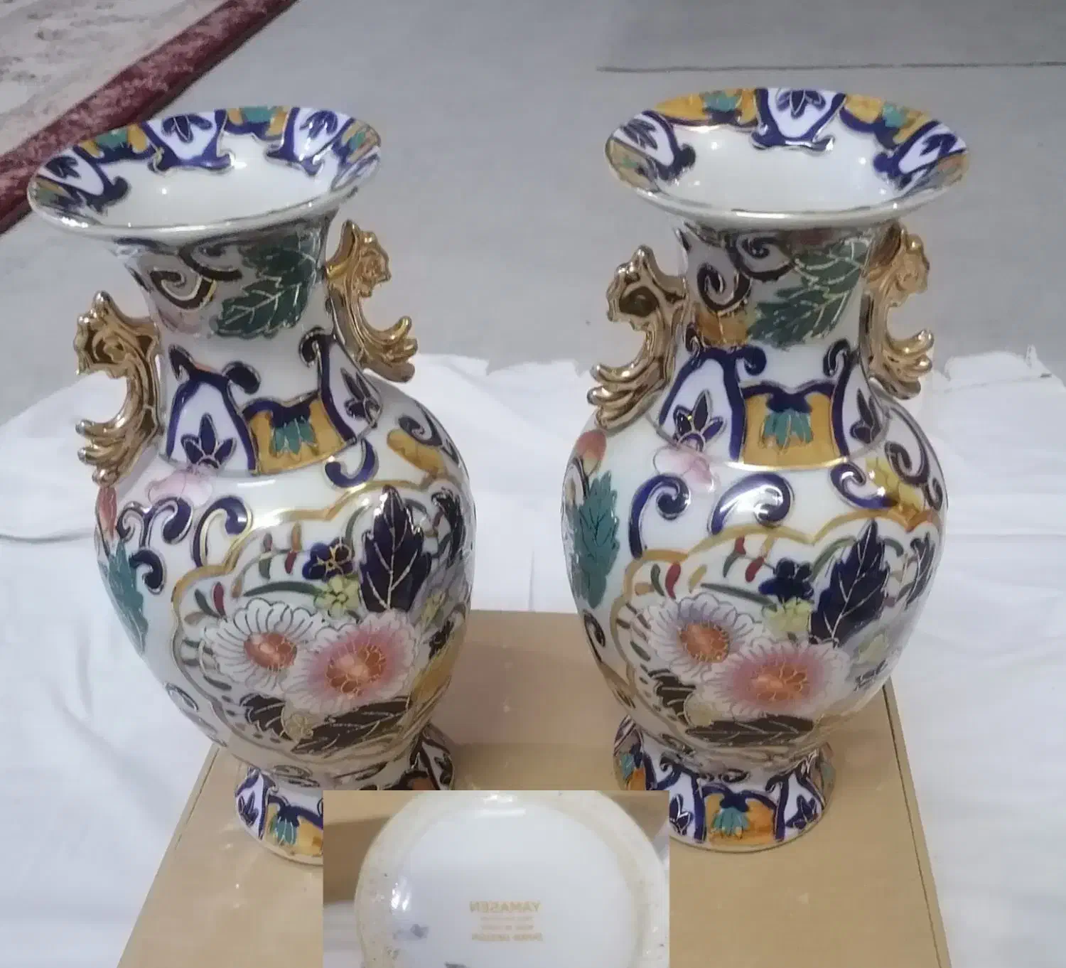 گلدان قدیمی طلا کوب|کلکسیون اشیاء عتیقه|خمینی‌شهر, |دیوار