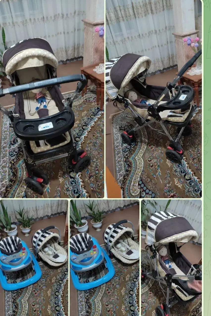 کالسکه کودک ست کامل|کالسکه و لوازم جانبی|مهربان, |دیوار
