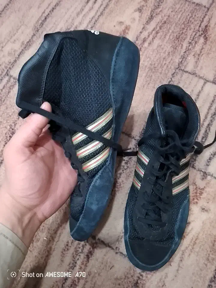 کفش کشتی آدیداس  اورجینال اکبند|کیف، کفش، کمربند|آمل, |دیوار