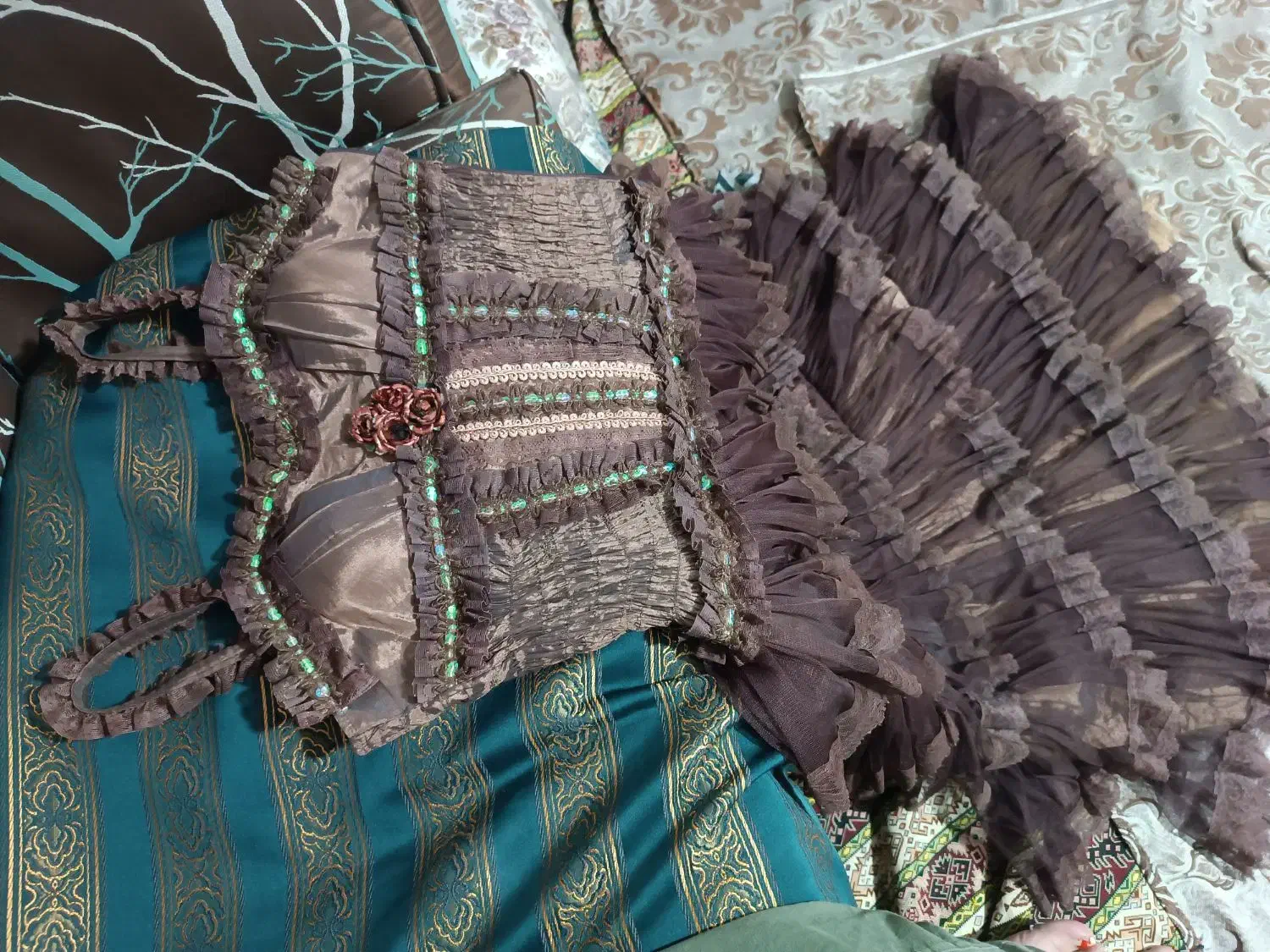 پیراهن پرنسسی مجلسی|لباس|همدان, |دیوار