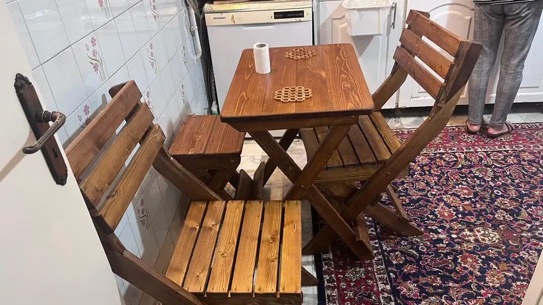 میز تراس نو|صندلی و نیمکت|قم, قلعه عموحسین|دیوار