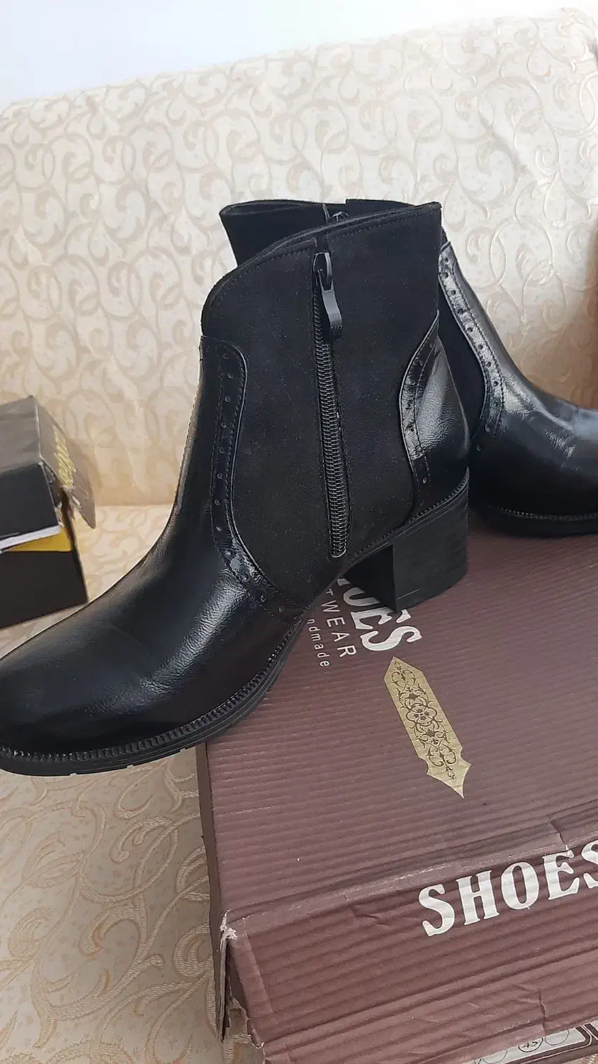 نیم پوت چرم مجلسی ورسمی نو نو زنانه سایز ۳۸|کیف، کفش، کمربند|تبریز, |دیوار