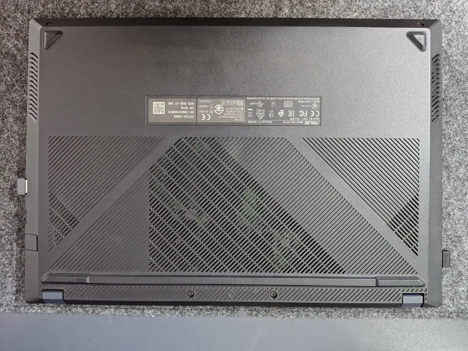 لپتاپ Asus K571 gd کارکرده|رایانه همراه|قم, آزادگان|دیوار