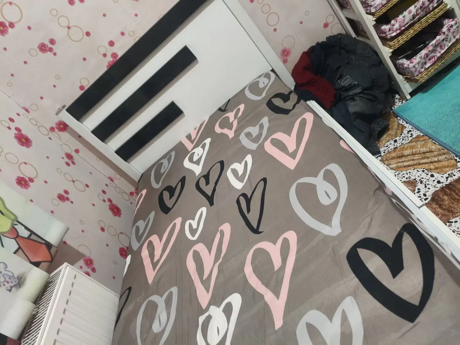 تخت خواب تک نفره|تخت و سرویس خواب|الوند, |دیوار