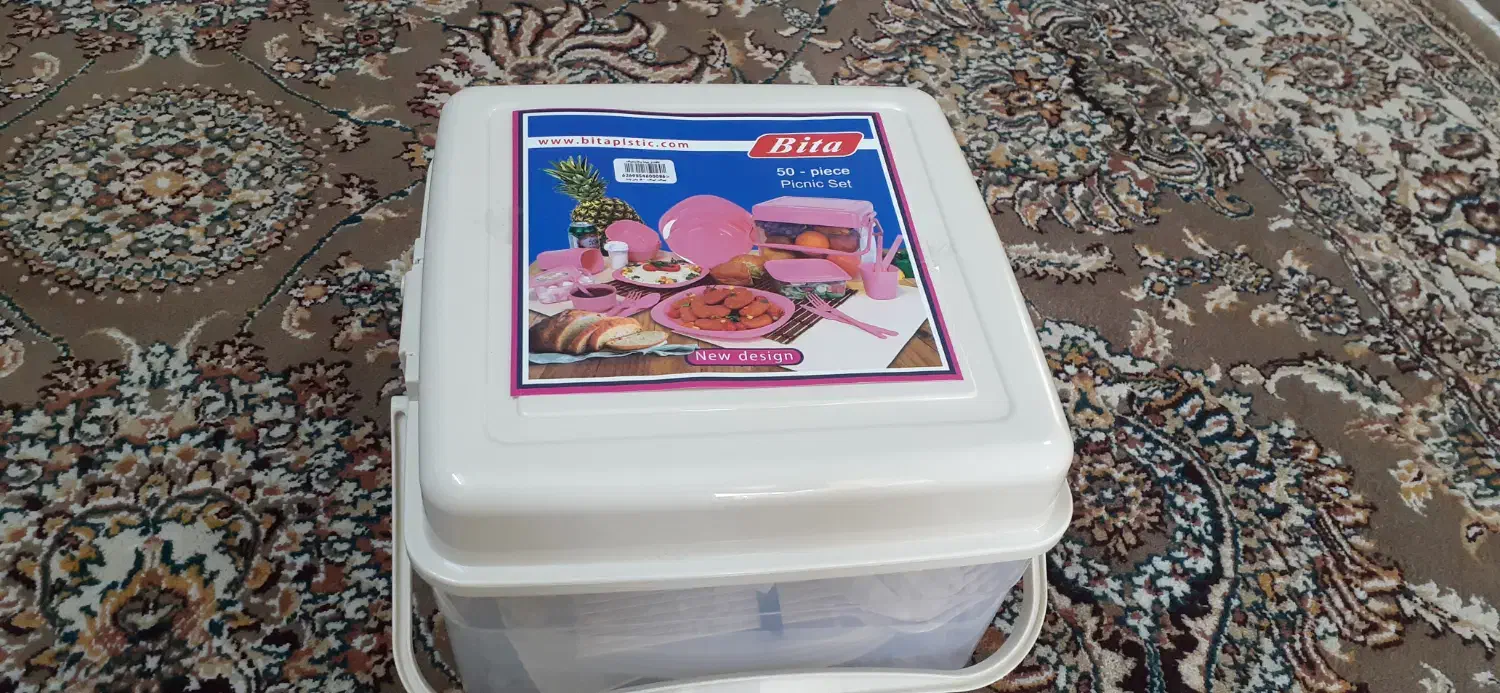 ظروف مسافرتی۵۰ پارچه|ظروف نگهدارنده، پلاستیکی، یک‌بارمصرف|بروجرد, |دیوار