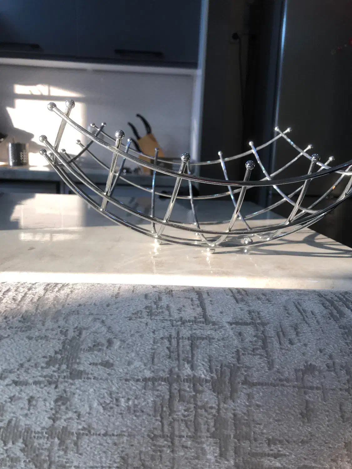 سبد استیل میوه با طراحی مدرن و شیک|ظروف سرو و پذیرایی|پردیس, فاز ۱۱|دیوار