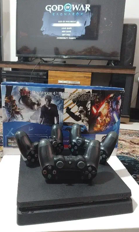 PS4 اسلیم سه دسته ورژن اروپا|کنسول، بازی ویدئویی و آنلاین|هشتگرد, هشتگرد قدیم|دیوار