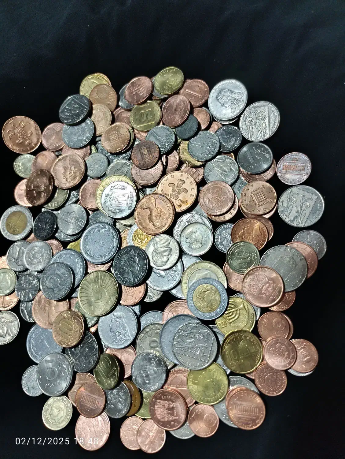 200 عدد سکه کلکسیونی خارجی|کلکسیون سکه، تمبر، اسکناس|کرمان, |دیوار