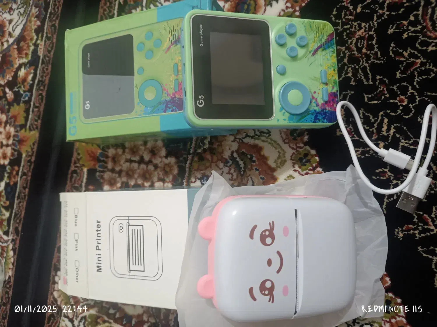 پرینتر حرارتی و کنسول بازی دستی|کنسول، بازی ویدئویی و آنلاین|سنندج, |دیوار