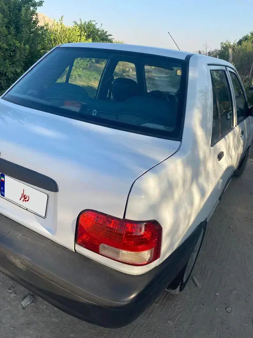 پراید سفید مدل ۹۷بی رنگ شاسی پلمپ|خودرو سواری و وانت|دوگنبدان, |دیوار