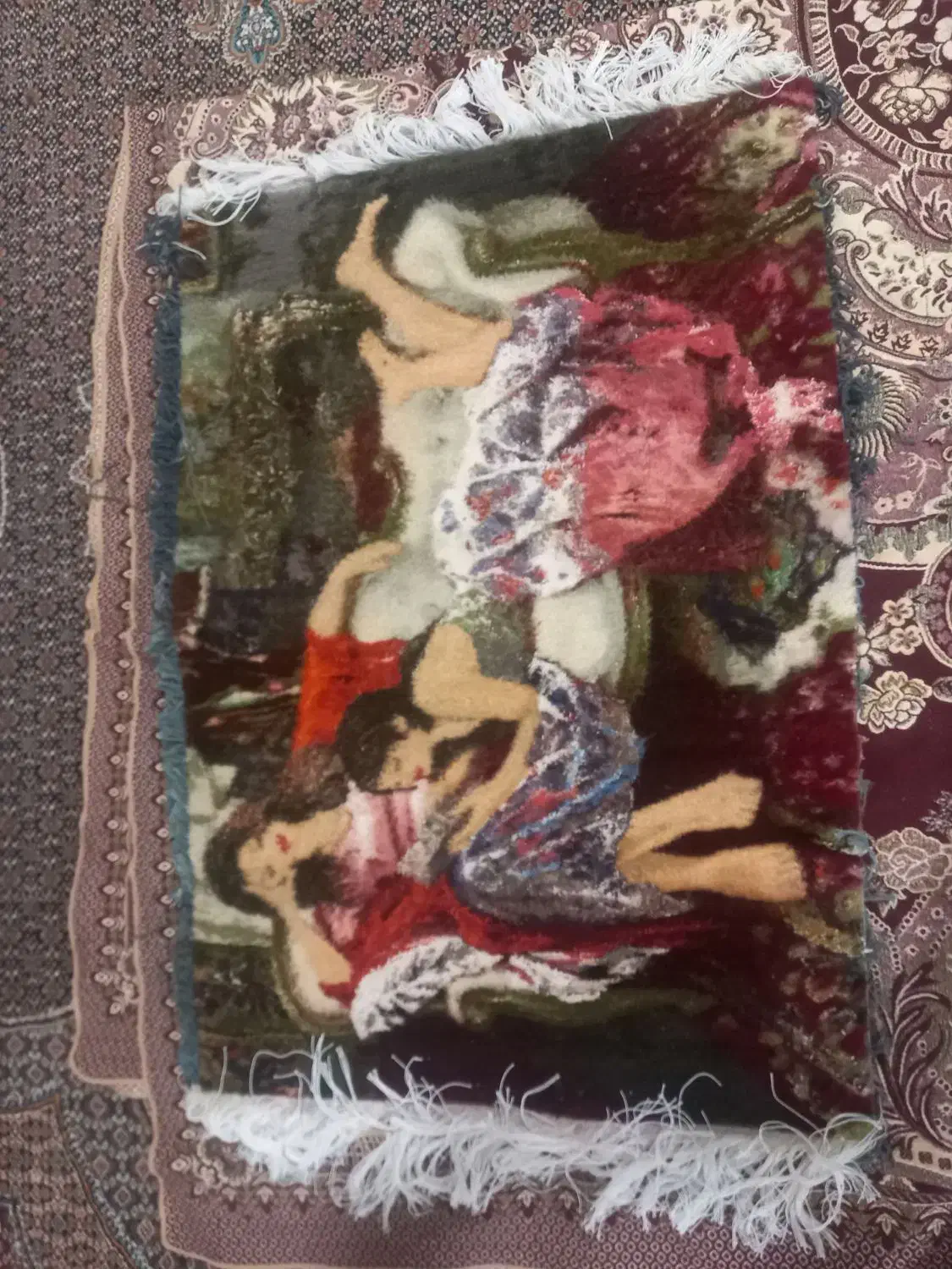 تابلوفرش دست باف مهرخواهری|تابلو فرش|اردبیل, |دیوار