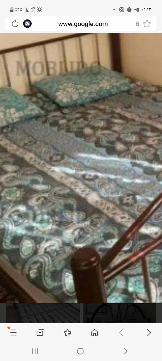 تخت دونفره فرفوژه|تخت و سرویس خواب|تهران, تهرانسر غربی|دیوار