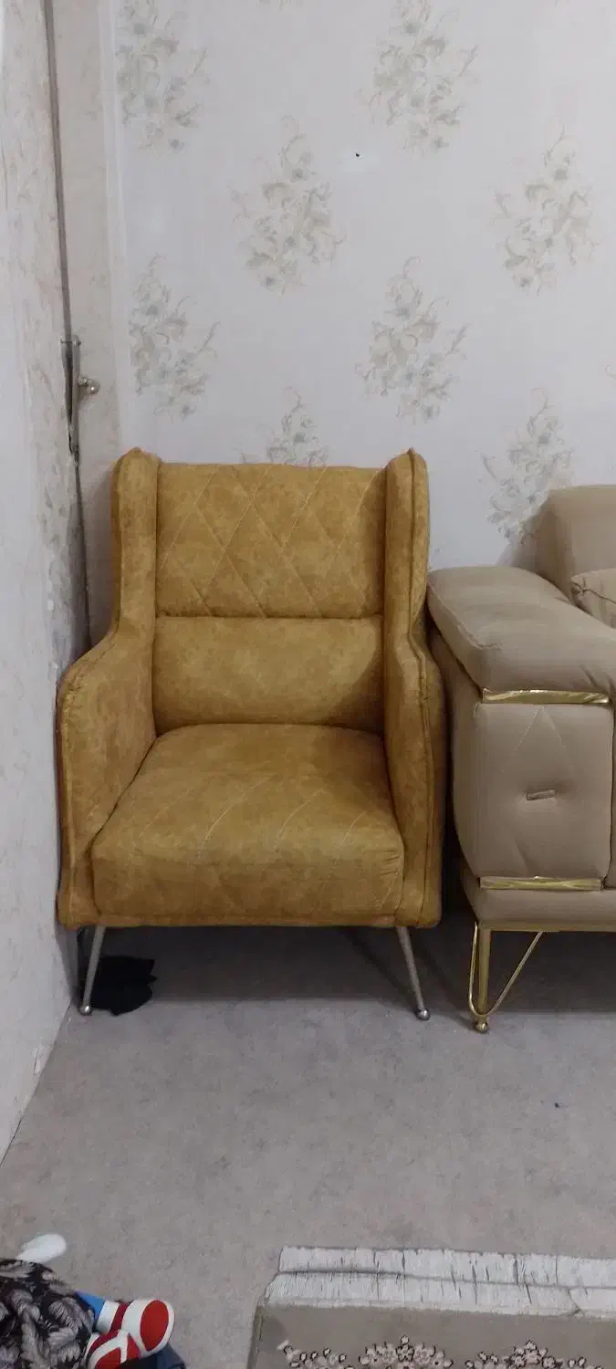 مبل استیل|مبلمان خانگی و میز عسلی|قلعه گنج, |دیوار