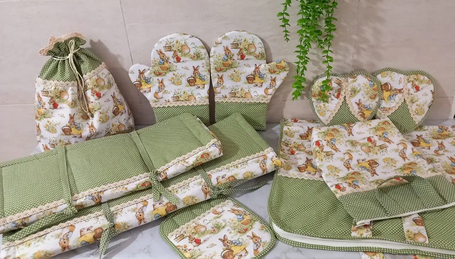 سرویس آشپزخانه عروس|سفره، حوله، دستمال آشپزخانه|قم, پردیسان|دیوار