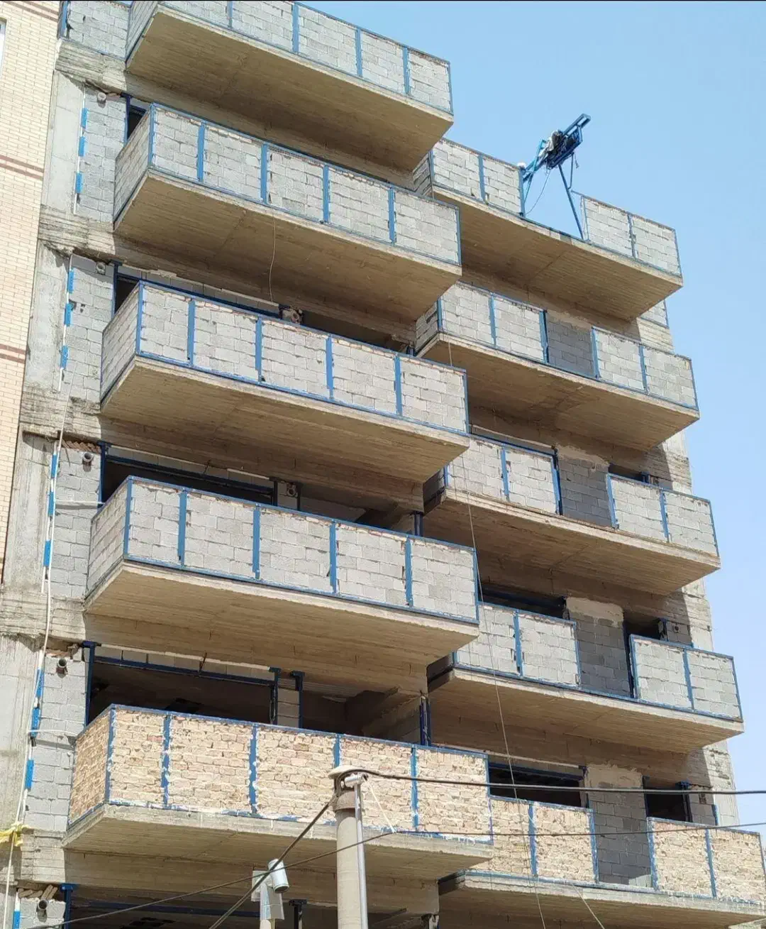 وال پست نبشی خرپا اهن کشی اسکلت اسانسور|خدمات پیشه و مهارت|بناب, |دیوار