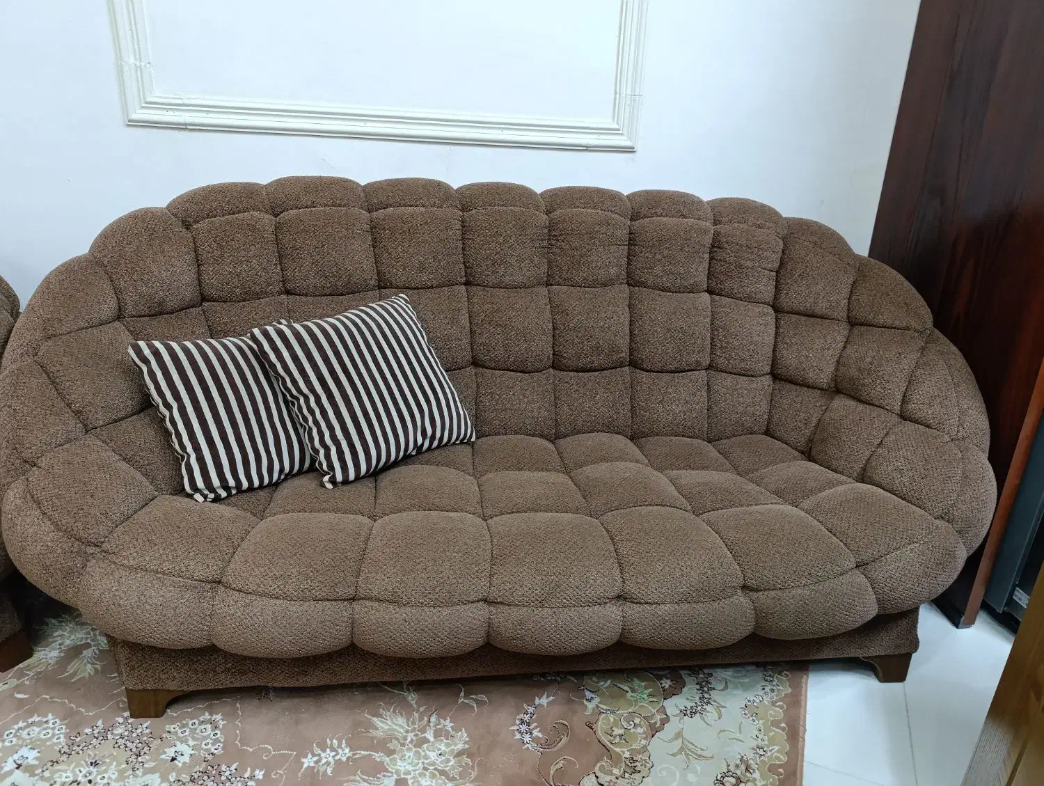 مبل تدی صدفی هفت نفره|مبلمان خانگی و میز عسلی|ری, اقدسیه|دیوار