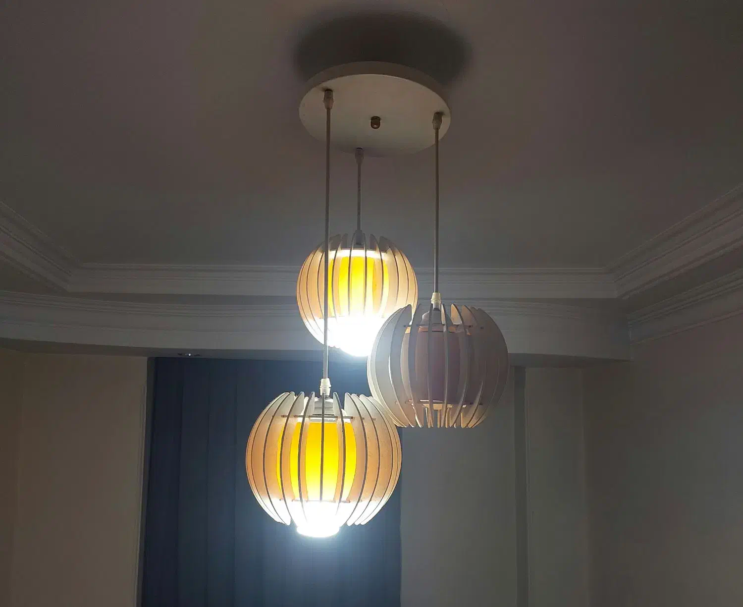 لوستر اویز ۳ تایی|لوستر و چراغ آویز|تهران, ارامنه|دیوار