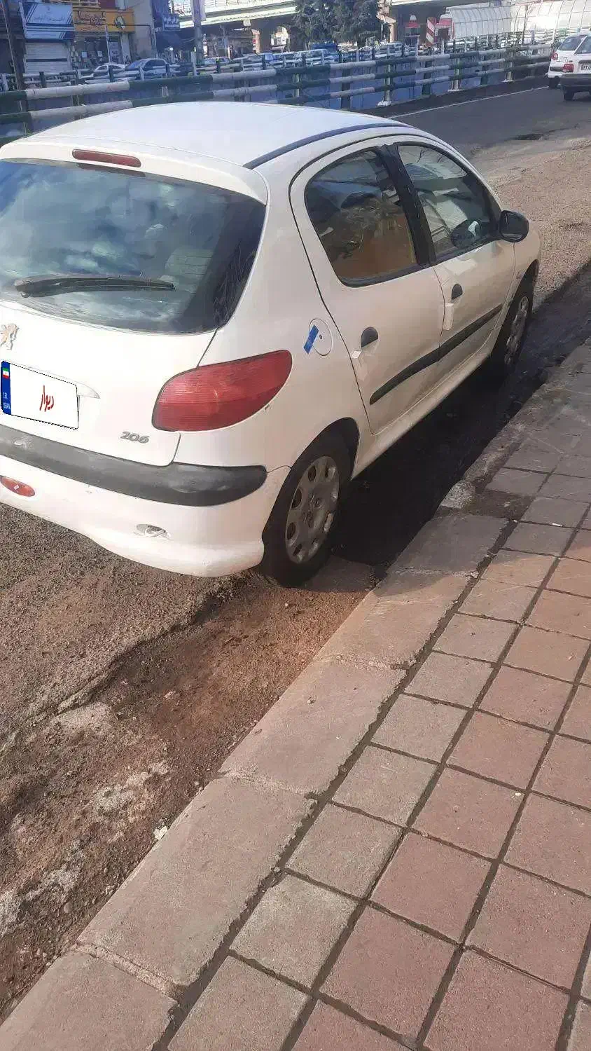 206 مدل ۸۸|خودرو سواری و وانت|رشت, حافظ آباد|دیوار