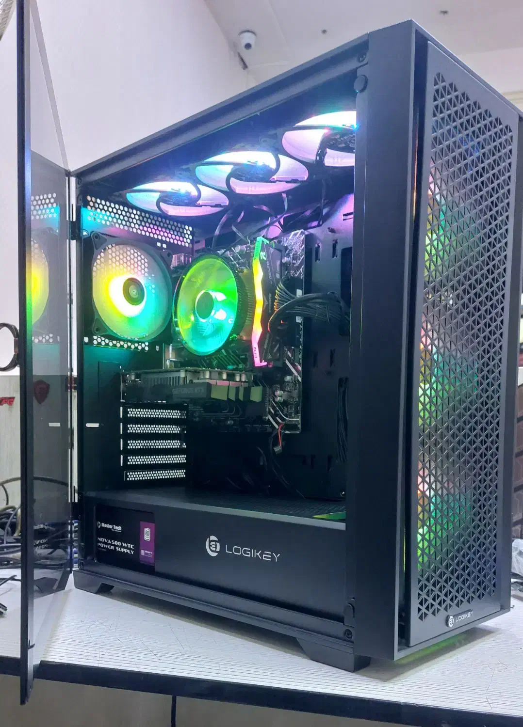 کیس آماده گیمینگ و رندرینگ i5 13400 و RTX 3050|رایانه رومیزی|تهران, فلسطین (میدان انقلاب)|دیوار