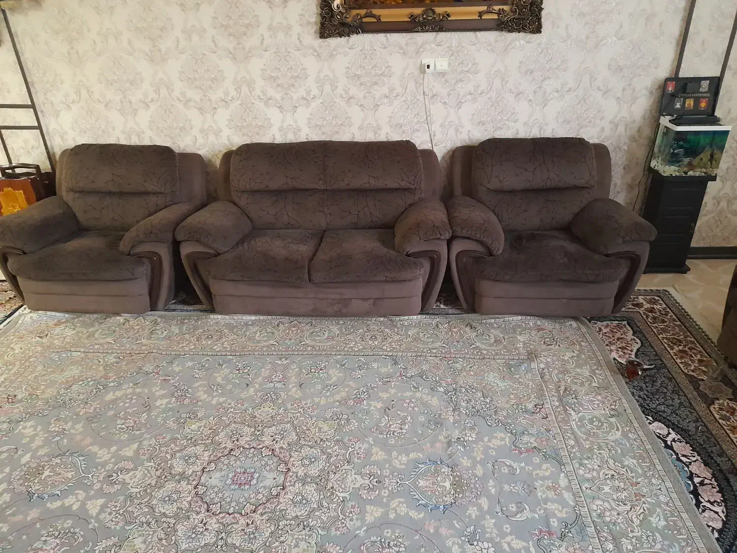 مبل هفت نفره و پنج نفره راحتی|مبلمان خانگی و میز عسلی|خوانسار, |دیوار