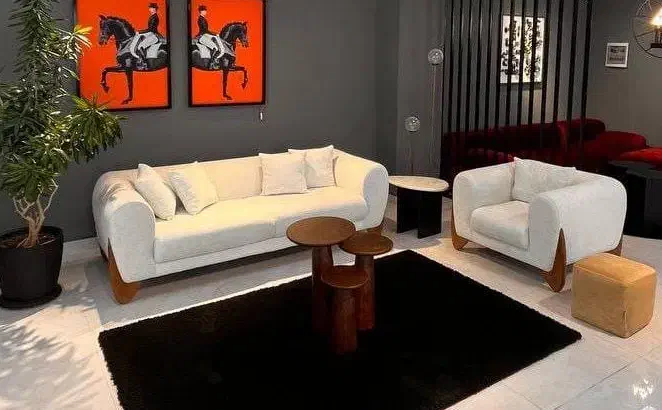 مبل راحتی/شاه نشین*|مبلمان خانگی و میز عسلی|قم, باغ شریفی|دیوار