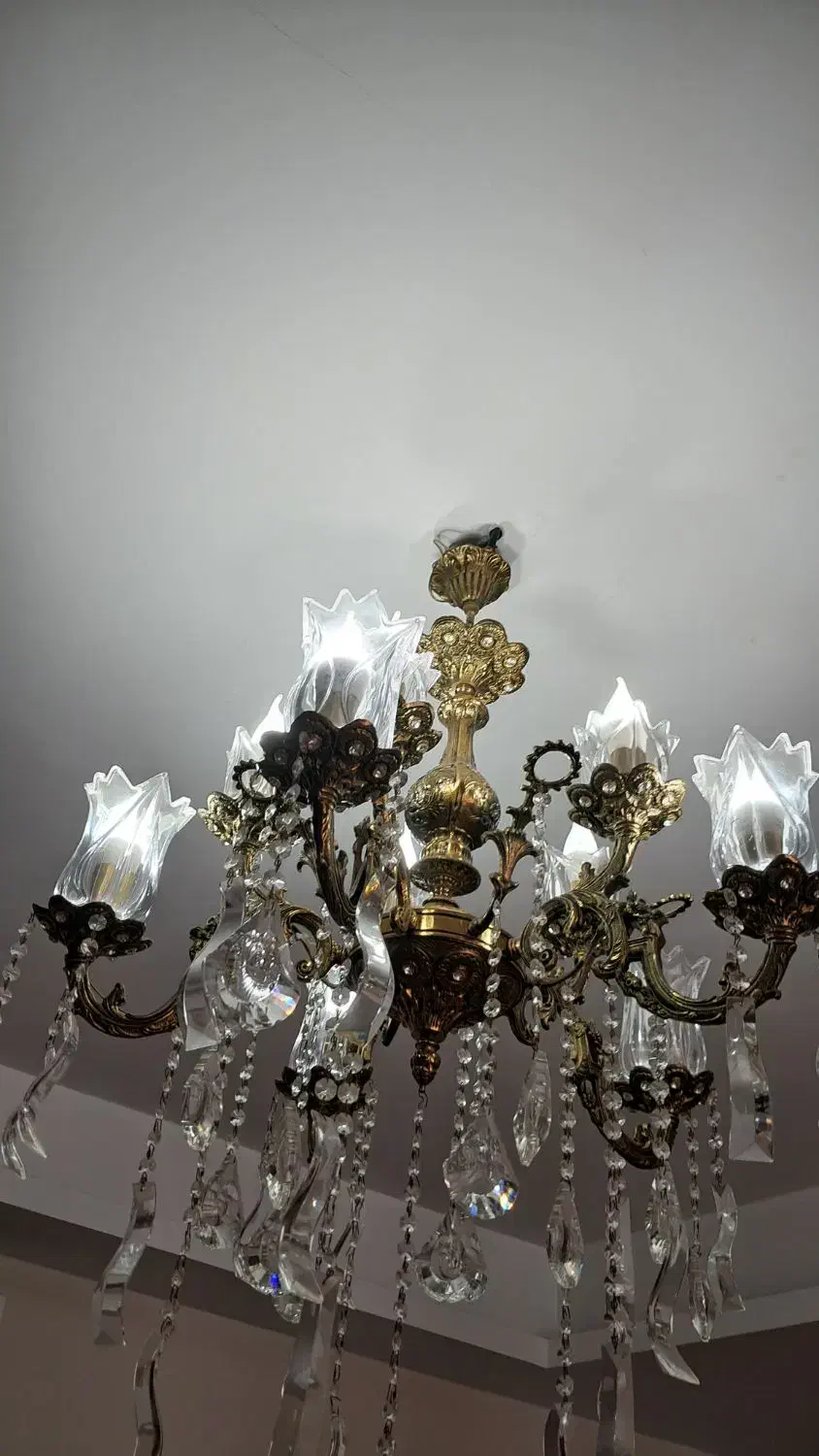 لوستر برنز|لوستر و چراغ آویز|فردیس, قریشی|دیوار