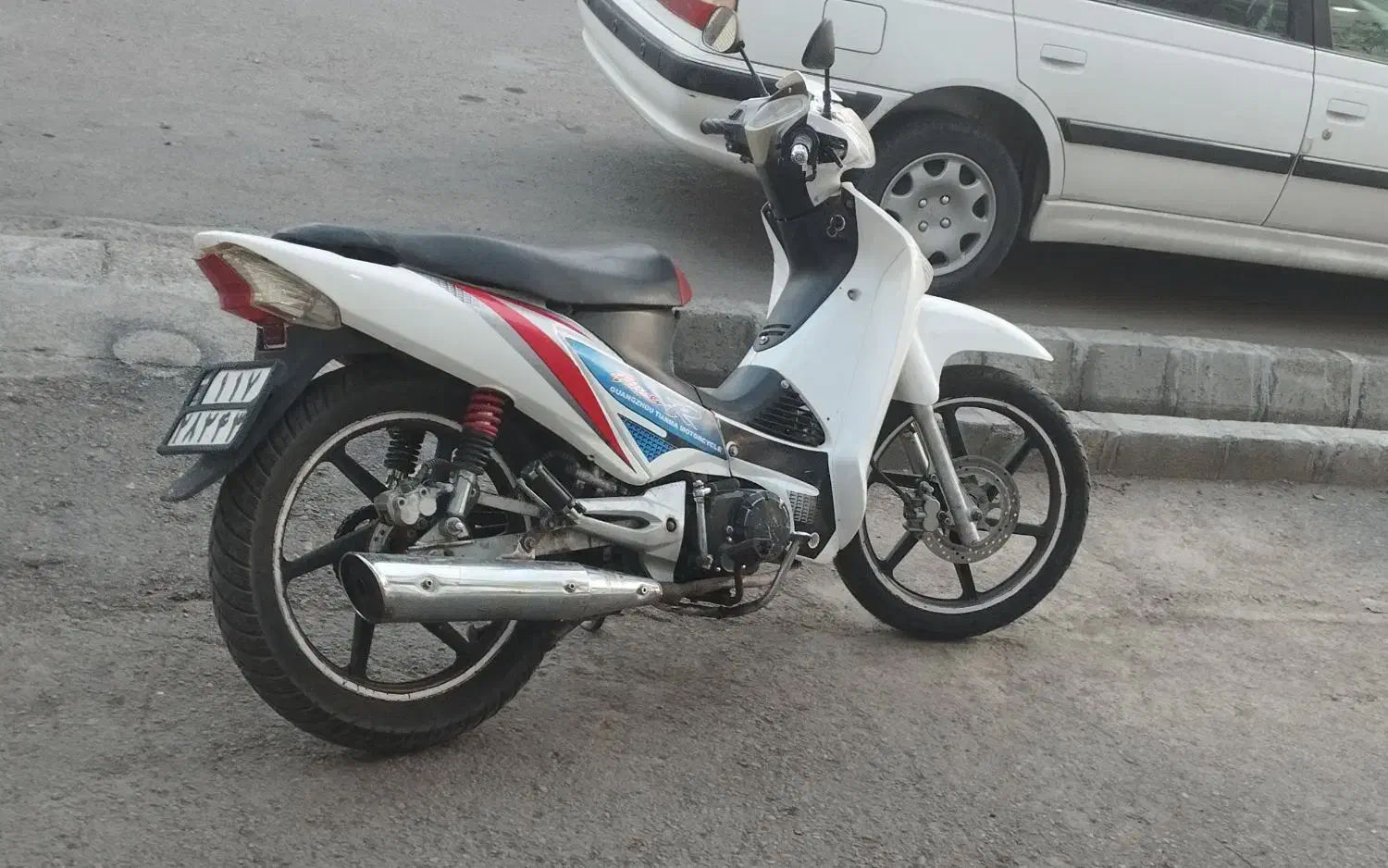 موتورسیکلت طرح ویو|موتورسیکلت|سراب, |دیوار