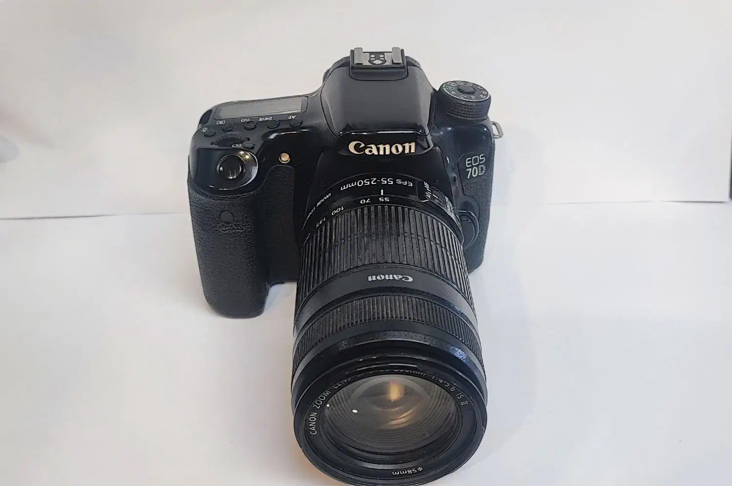 دوربین عکاسی۷۰دی با لنز 55 250|دوربین عکاسی و فیلمبرداری|تهران, گلستان (شهرک راه آهن)|دیوار