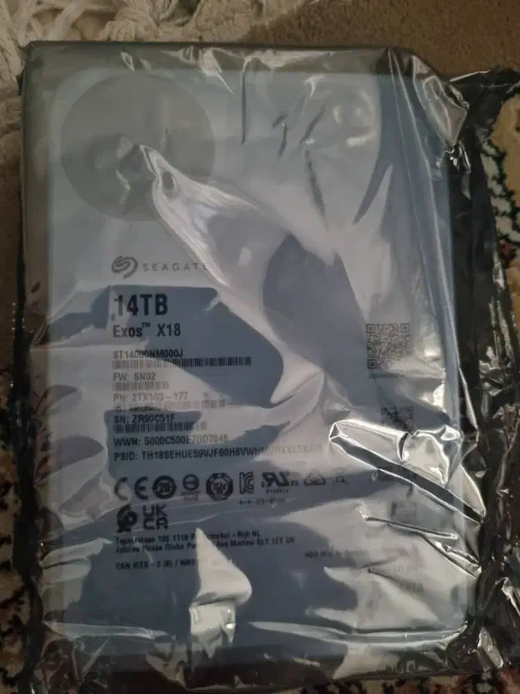 هارد دیسک اینترنال سیگیت سری Exos ظرفیت 14 ترابایت|قطعات و لوازم جانبی رایانه|اندیشه, اندیشه فاز ۴|دیوار