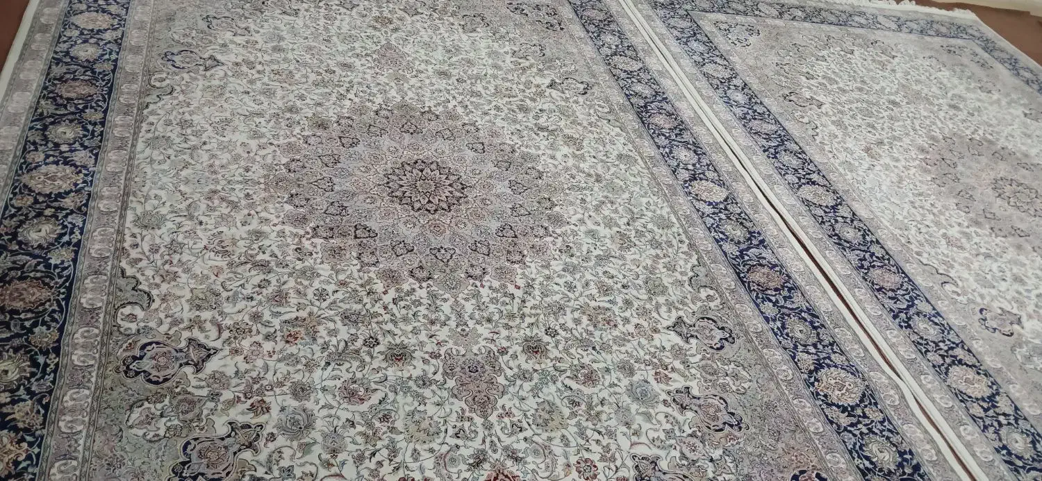 ۲تخته فرش۹متری۱۲۰۰شانه۳۶۰۰تراکم طرح نایین ضخیم|فرش|کرج, فاز ۱ مهرشهر|دیوار