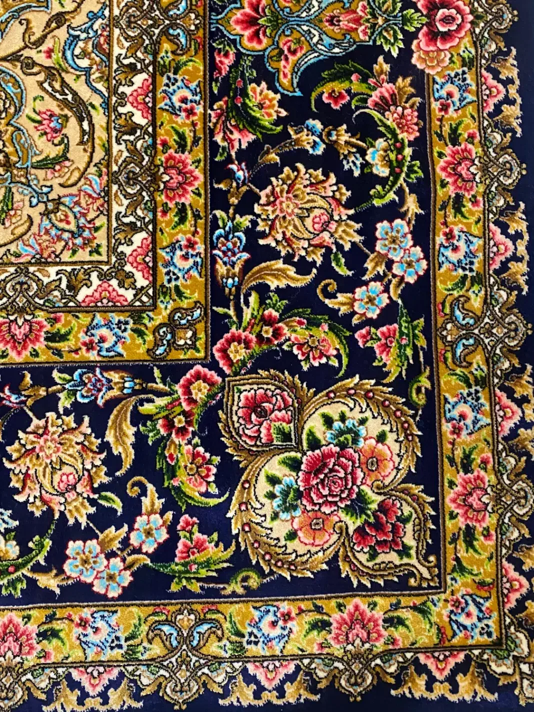 فرش ماشینی تمام ابریشم( از برند فرش دیبا)|فرش|تهران, امام زاده عبدالله|دیوار