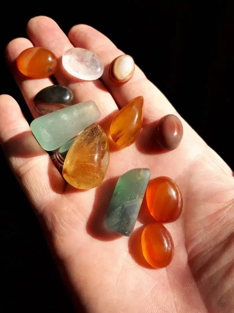 پک ۱۱ عدد سنگهای متنوع|جواهرات|ری, دولتآباد|دیوار