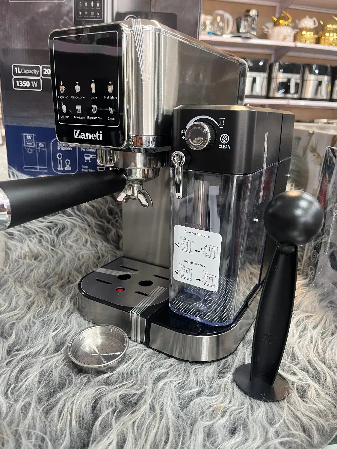 اسپرسوساز مخزن شیردار زانتی / اسپرسو ساز اتومات|سماور، چایساز، قهوهساز|تهران, تهرانپارس شرقی|دیوار