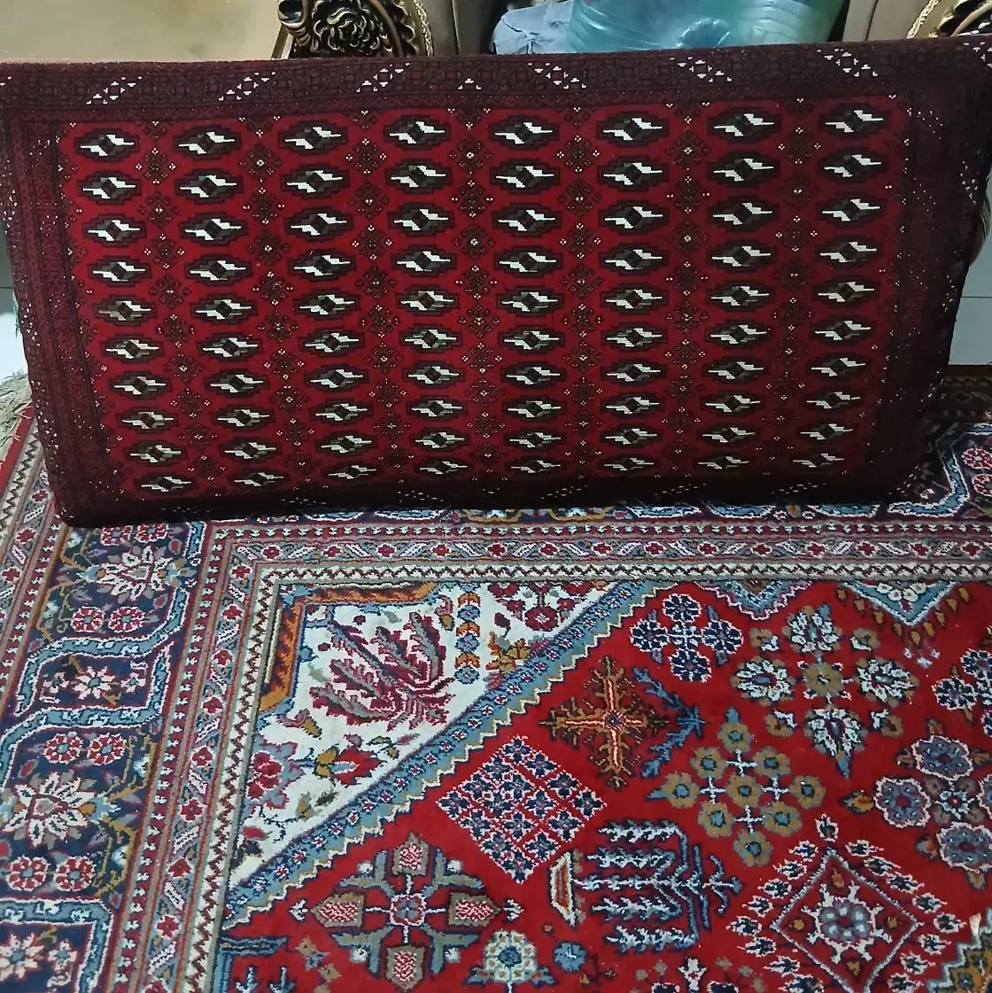 دوتا فرش ۶ متری بدون هیچ پارگی و پوسیدگی|فرش|رشت, جانبازان|دیوار