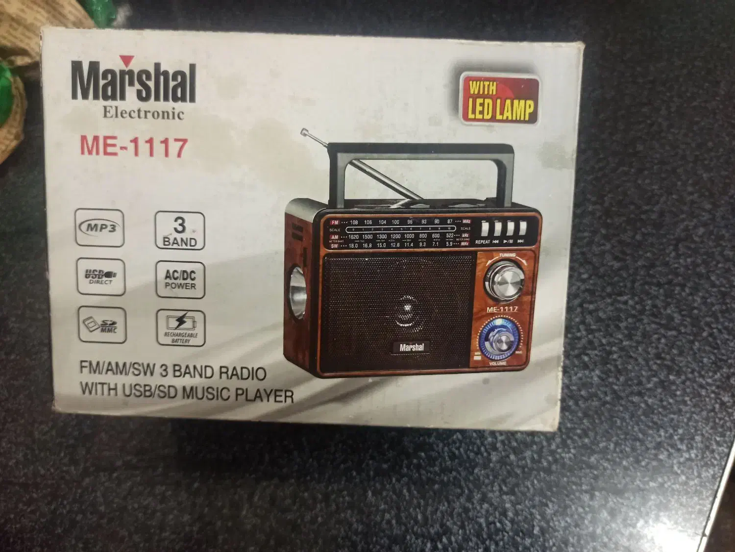 رادیو مارشال مدل 1117|سیستم صوتی خانگی|تهران, هروی|دیوار
