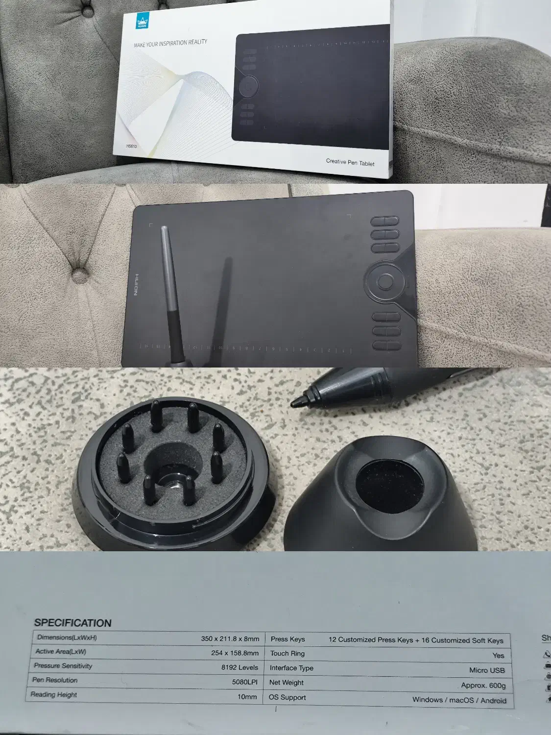 قلم نوری هیون hs610|قطعات و لوازم جانبی رایانه|رویدر, |دیوار