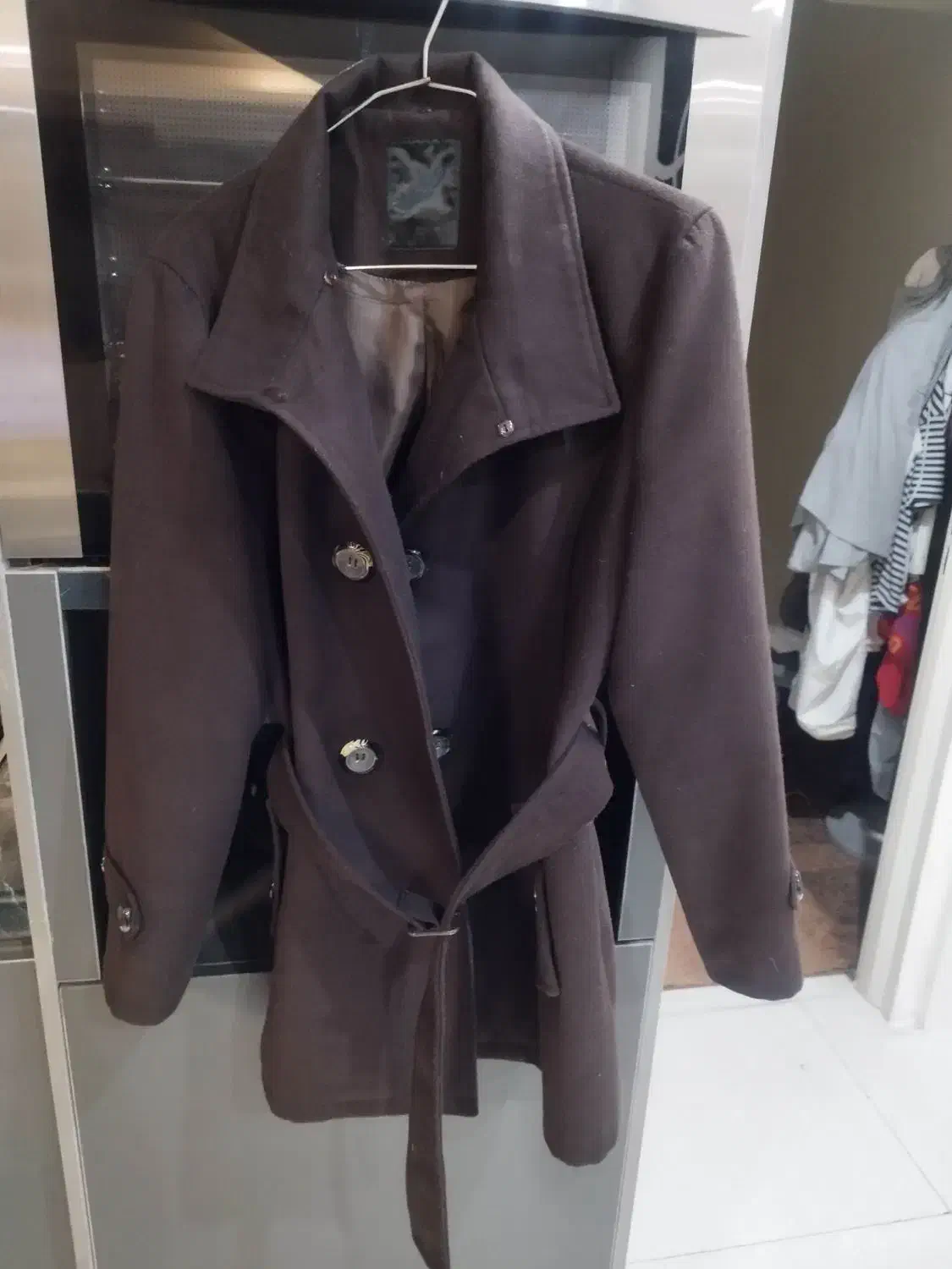 پالتو خز   ترند سال ترک کت مجلسی پالتو قهوه ای|لباس|کرج, آتشگاه|دیوار