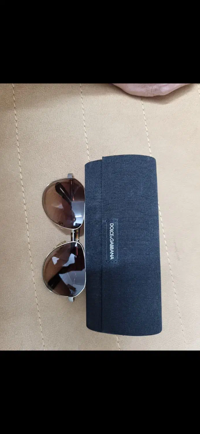 عینک آفتابی دودی مردانه دولچه گابانا طلا ایتالیا|زیورآلات و اکسسوری|تهران, فرمانیه|دیوار