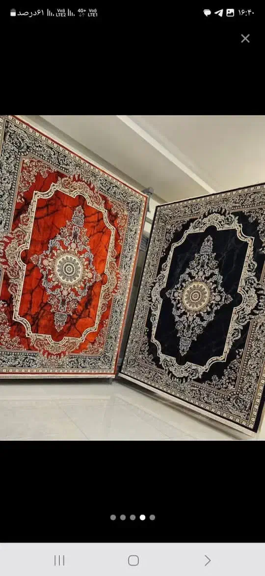 فرش ماشینی//طراحی بی نقض و رنگ های جذاب++|فرش|امیدیه, |دیوار