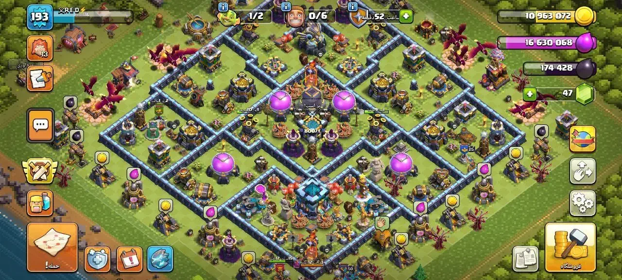 عکس اکانت کلش تان هال 13 نیمه مکس|کنسول، بازی ویدئویی و آنلاین|بلبان آباد, |دیوار