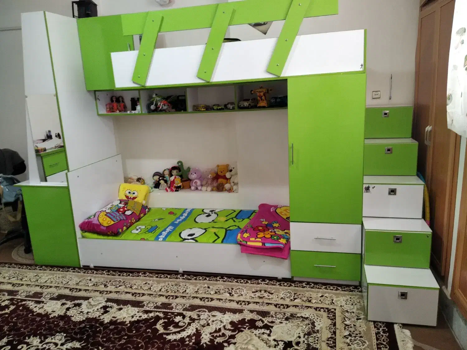 تخت دوطبقه|تخت و سرویس خواب|قائن, |دیوار