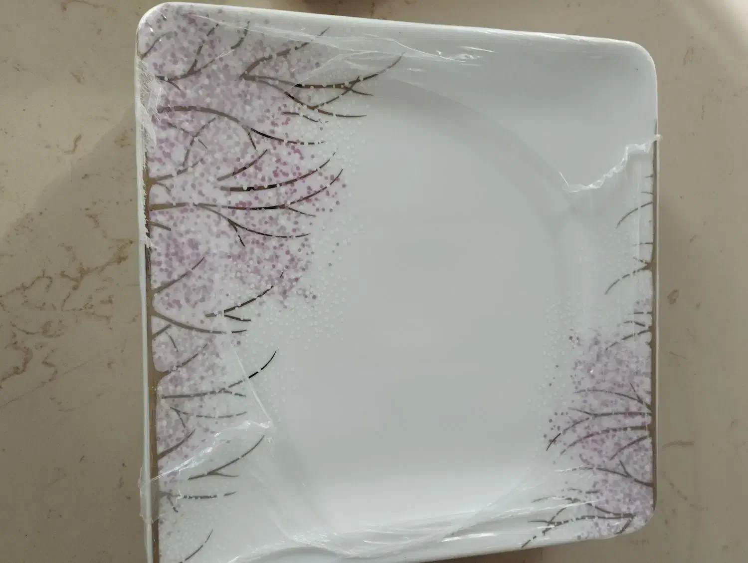 بشقاب چینی مربع|ظروف سرو و پذیرایی|تهران, نیروی دریایی|دیوار